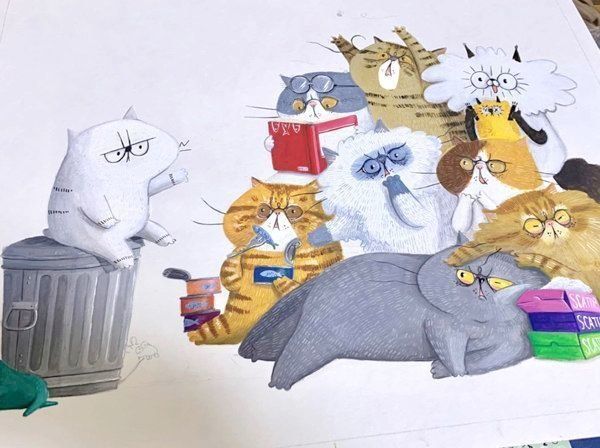 「Godiva the Kitten」のイラスト