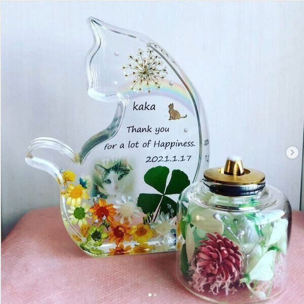 花を使うインアリウム作品