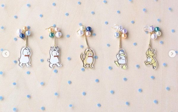 動物モチーフのアクセサリー