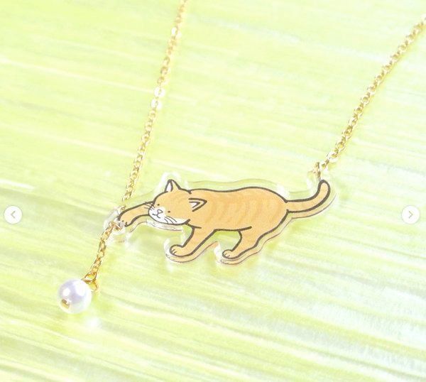 猫モチーフのアクセサリー