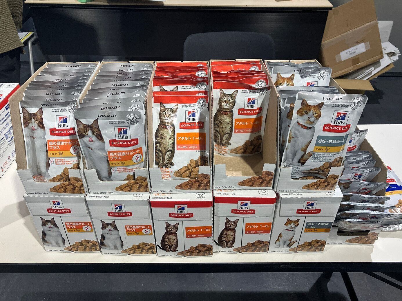 フードは猫の食いつきが気になるので、試せるのはうれしいですね