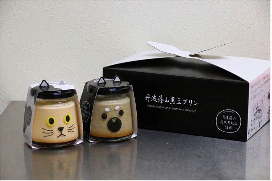 丹波篠山黒豆プリン