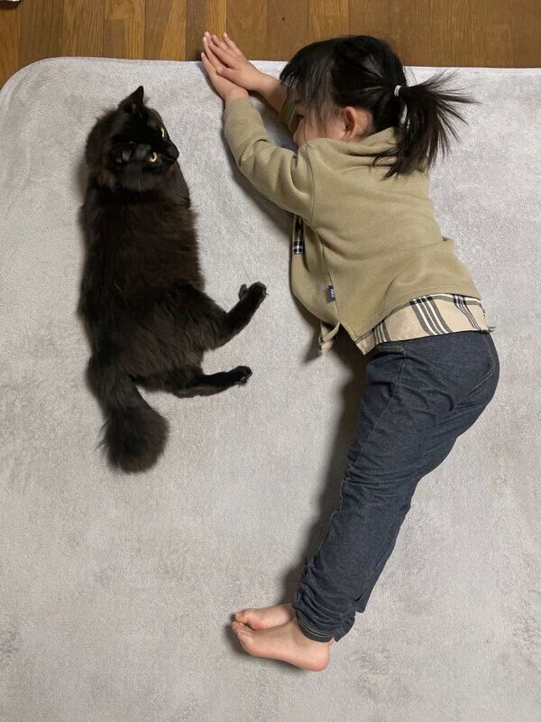 くつろぐ米沢くん