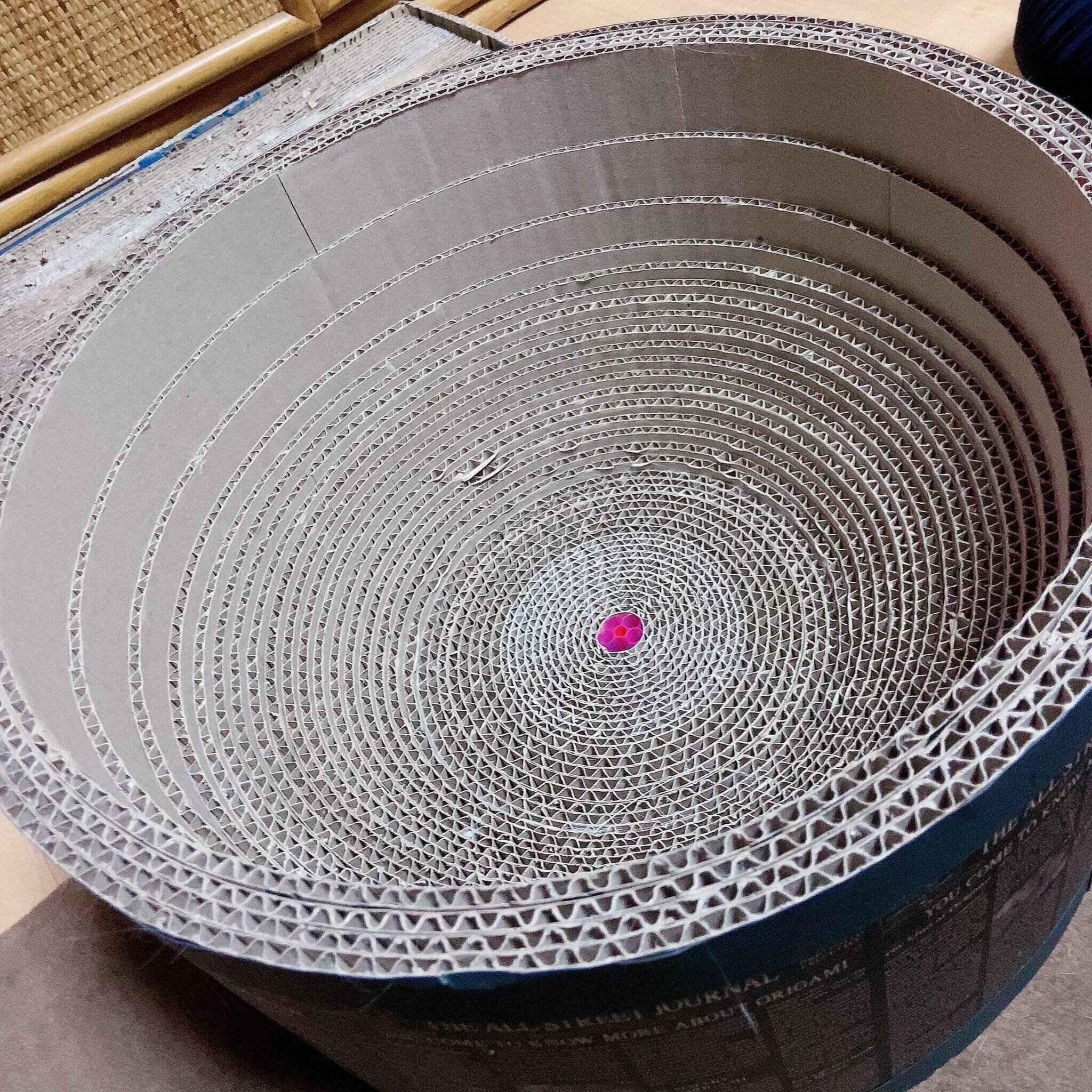 爪とぎハウスの内部