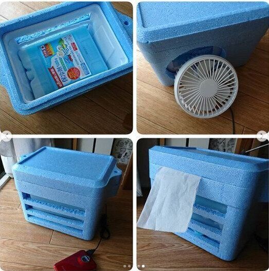 猫クーラー各パーツ