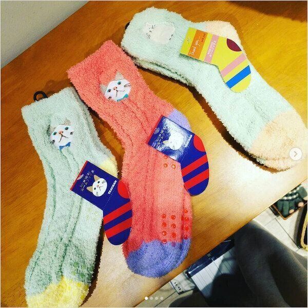 足元ほっこりのあたたか靴下