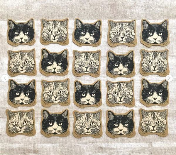 「nemunoki paper item」の猫モチーフ雑貨