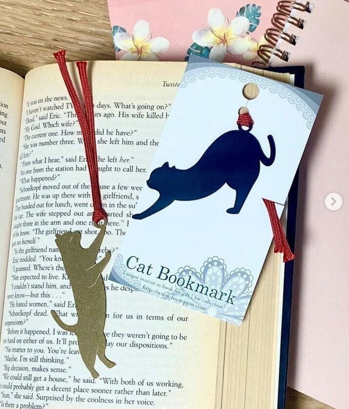猫文具（しおり）