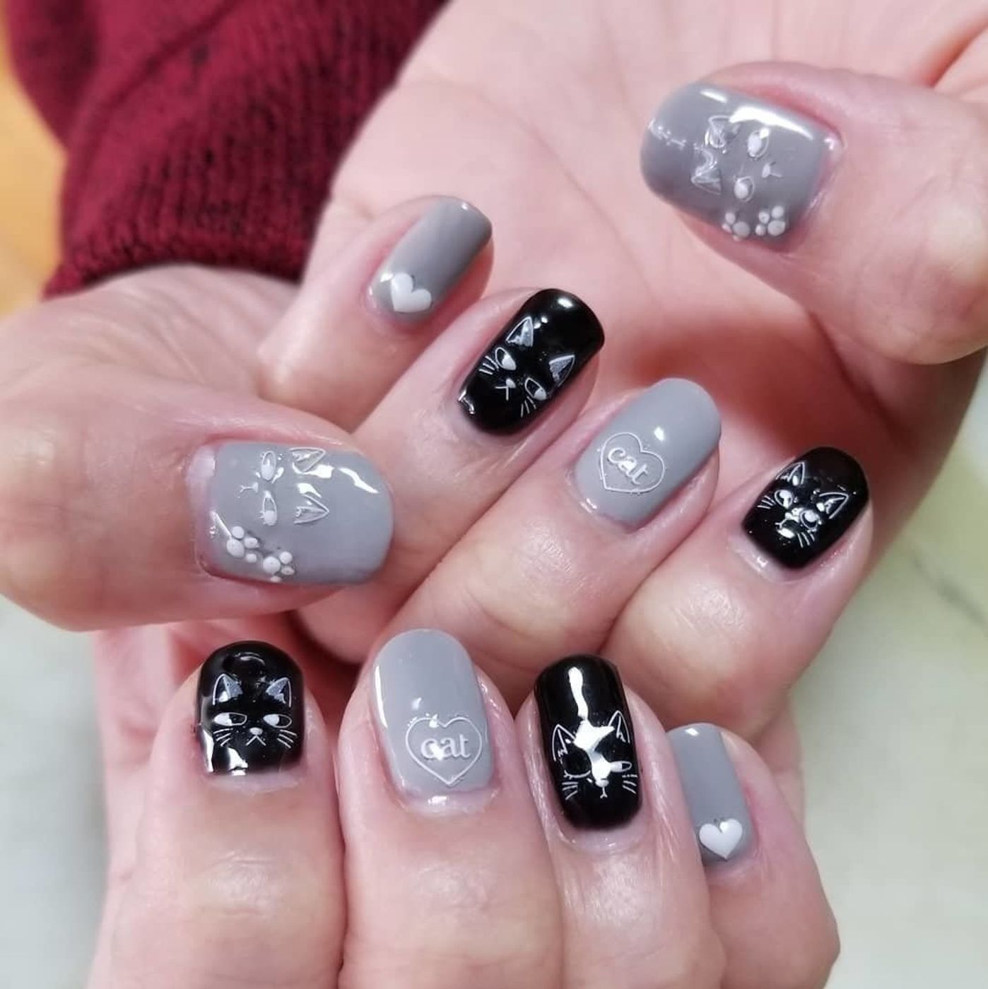 マネしたくなる 猫モチーフのネイルアート にゃんこネイル ねこのきもちweb Magazine マネしたくなる 猫モチーフのネイルアート にゃんこネイル ねこのきもちweb Magazine