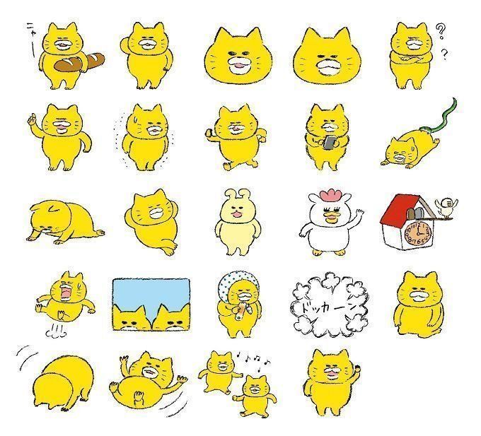 ノラネコぐんだんのLINEスタンプ