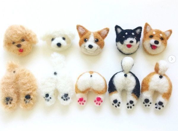 『pim-pom』の「シバケツブローチ」