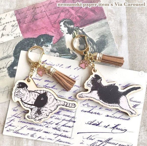 「nemunoki paper item」の猫モチーフ雑貨