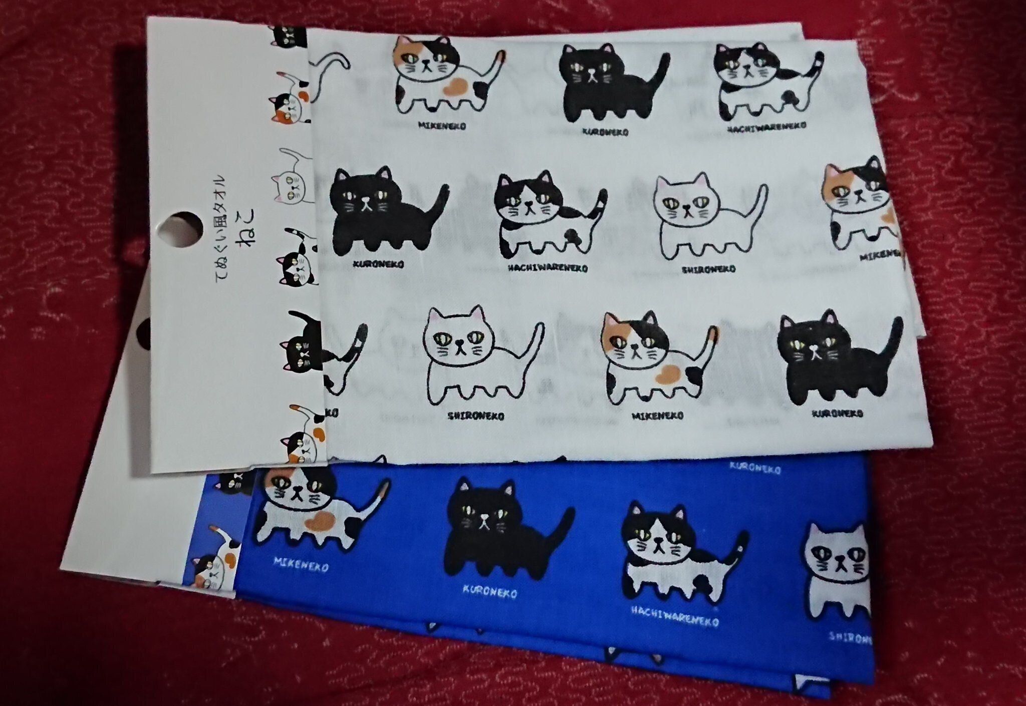 手ぬぐい風タオル