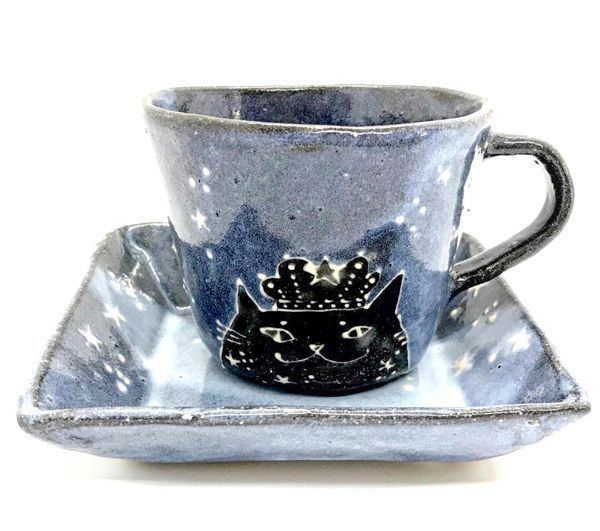 猫モチーフのオリジナル陶器