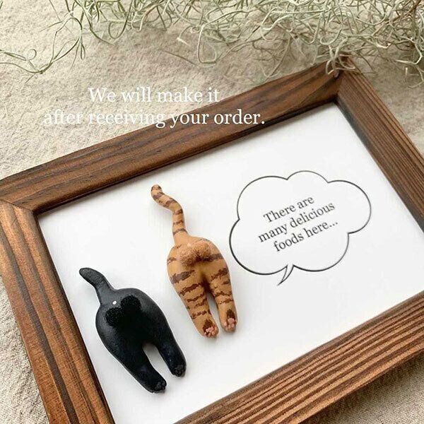 「うちの子おしりマグネット　猫」