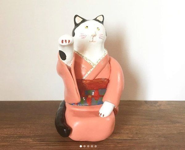 猫人形作家・緑猫さんの猫人形作品