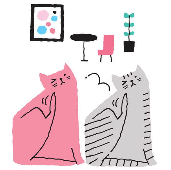 猫の健康を脅かす寄生虫　イラスト／山村真代