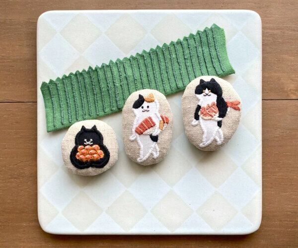 刺繍作家・SUIMINさんの刺繍作品