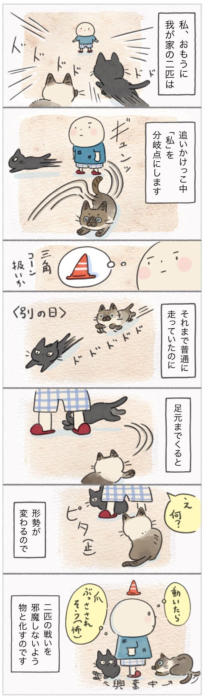 「ねこ連れ草」285話め