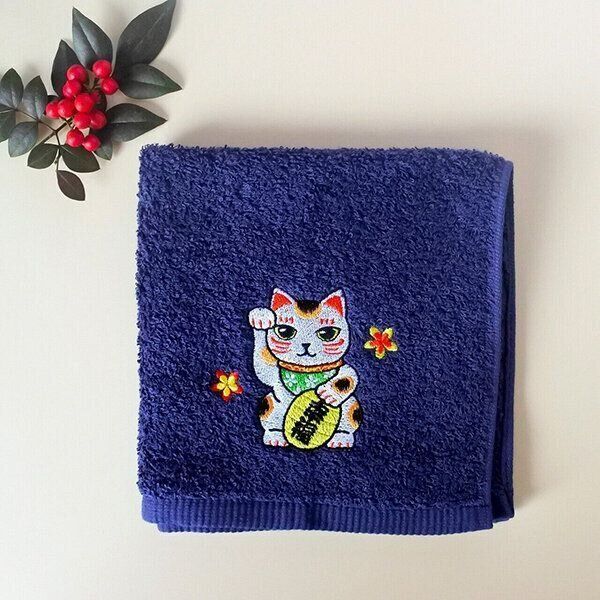 猫の刺繍小物「コイトネコ」の作品