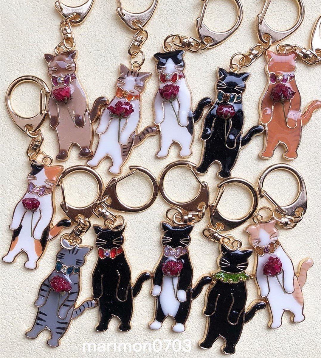 猫のキーホルダー