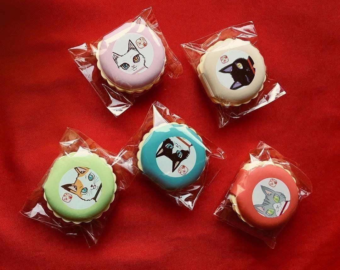 マカロン型ふせん