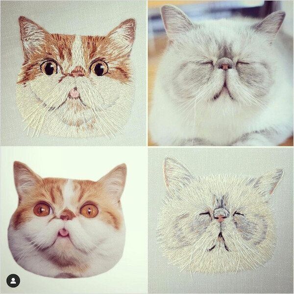 野良繍/noranuiさんの刺繍作品