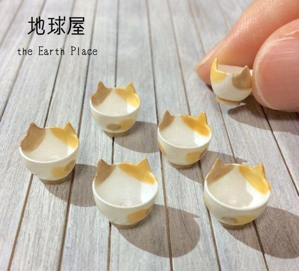 猫のミニチュア作品