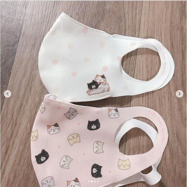「Fuku Fuku Nyanko 洗えるマスク」
