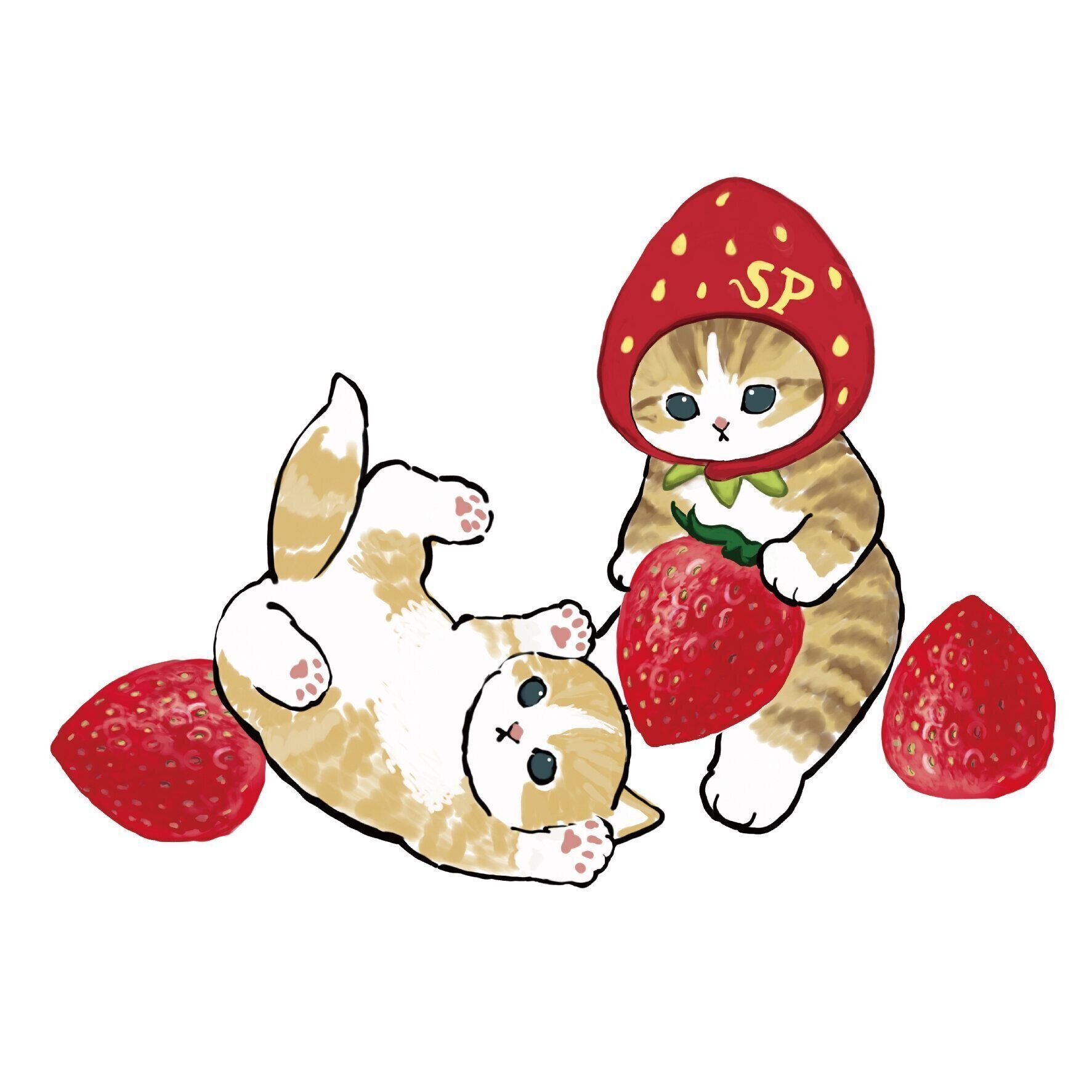 ぢゅのさんの猫モチーフイラスト③