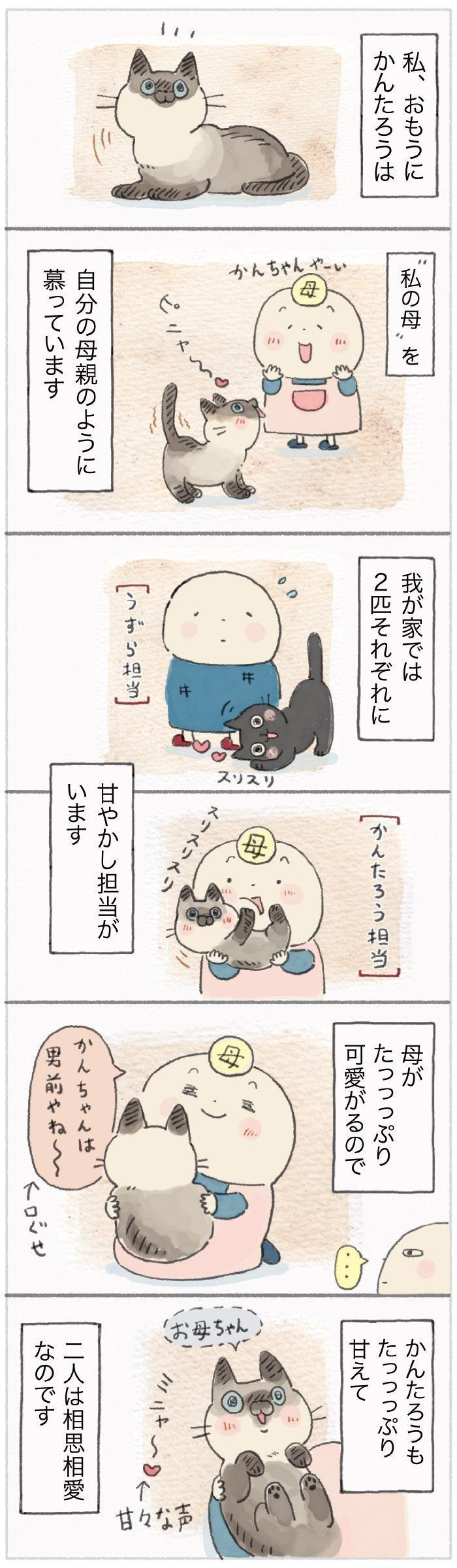 「ねこ連れ草」70話め