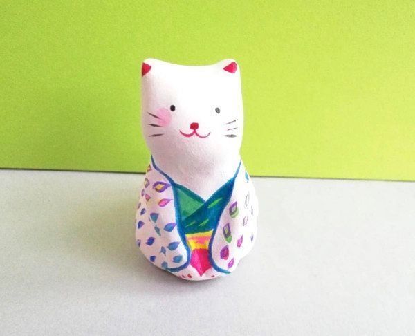 『まん丸ギャラリー』の猫の置物