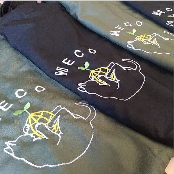 猫の刺繍小物「コイトネコ」の作品