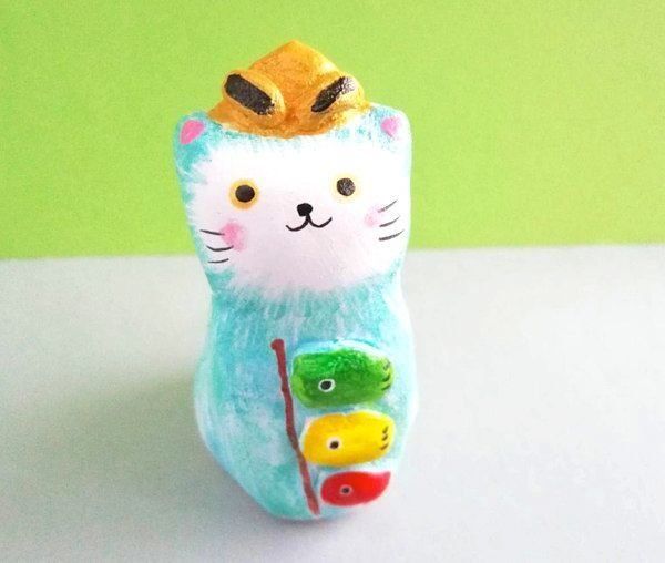 『まん丸ギャラリー』の猫の置物