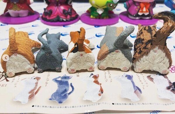 カプセルトイ「敬礼―猫―」