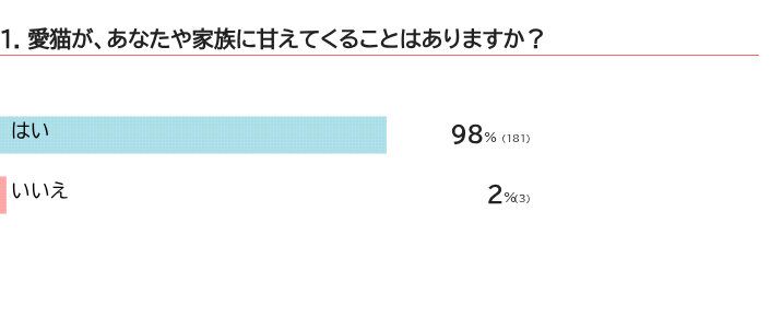 愛猫はあなたに甘えてきますか？