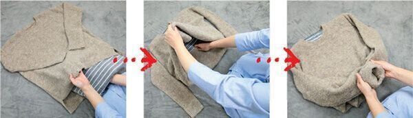 セーターで作る冬用ベッド