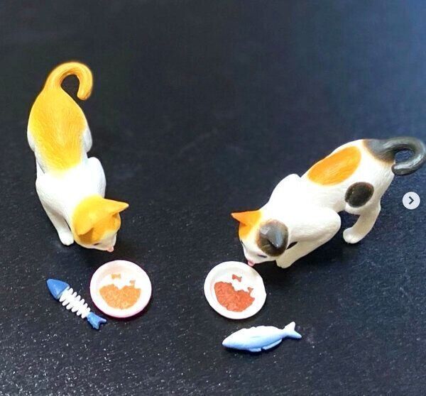 カプセルトイ「きまぐれ猫ごはん」