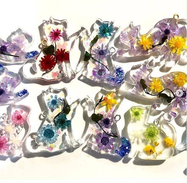 花を使うインアリウム作品