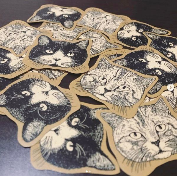 「nemunoki paper item」の猫モチーフ雑貨