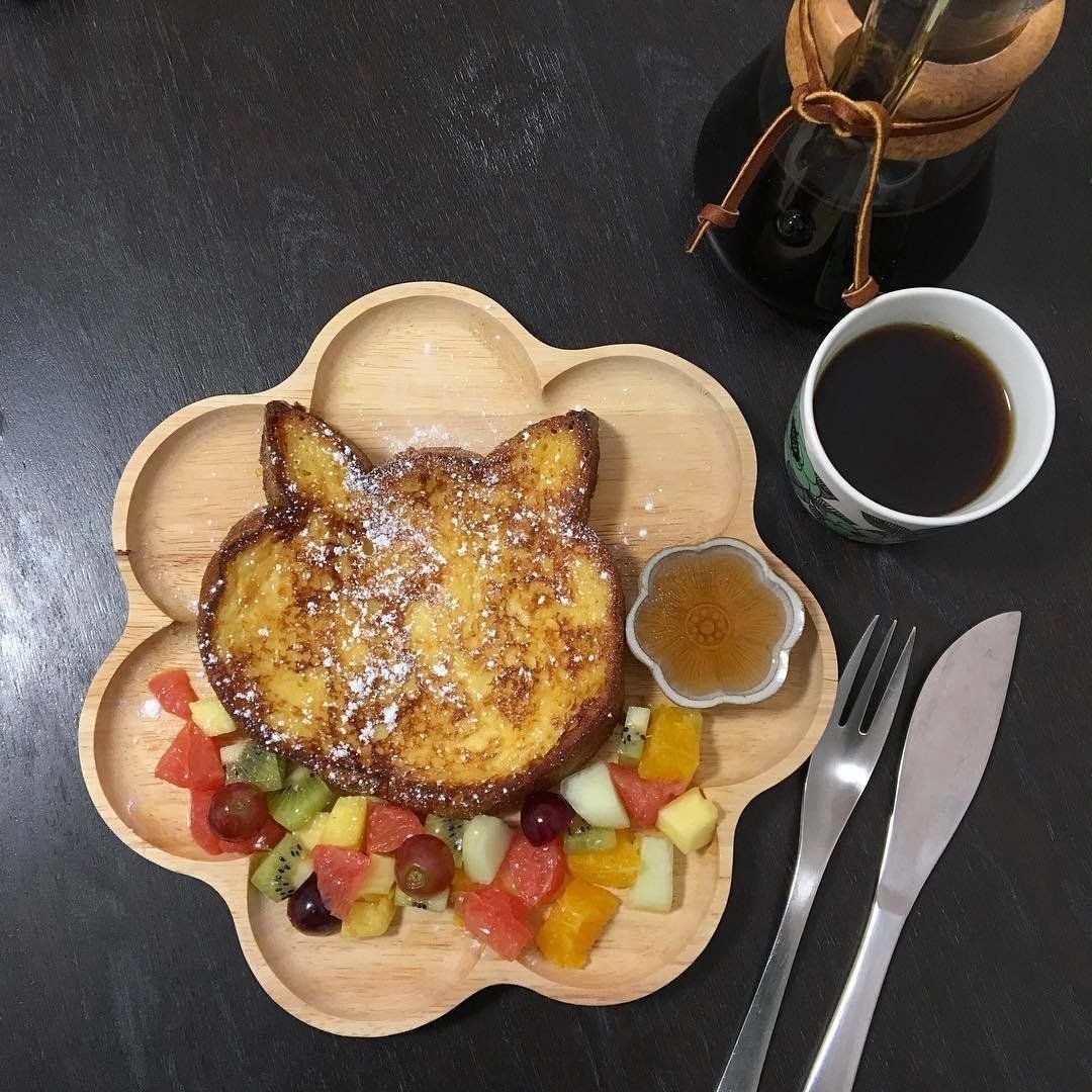 いろねこ食パンフレンチトースト