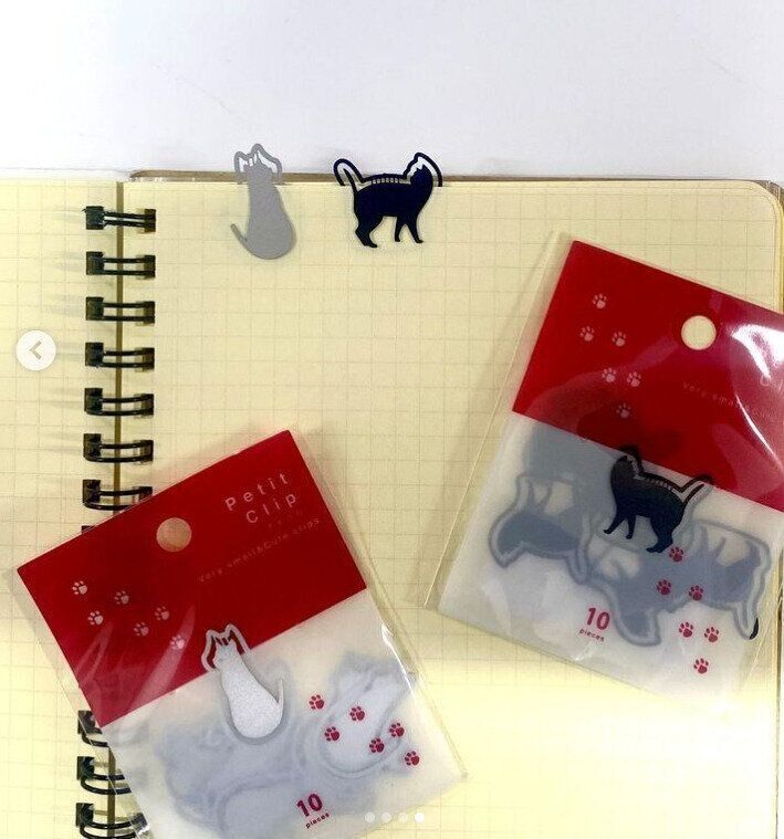 猫文具（クリップ）