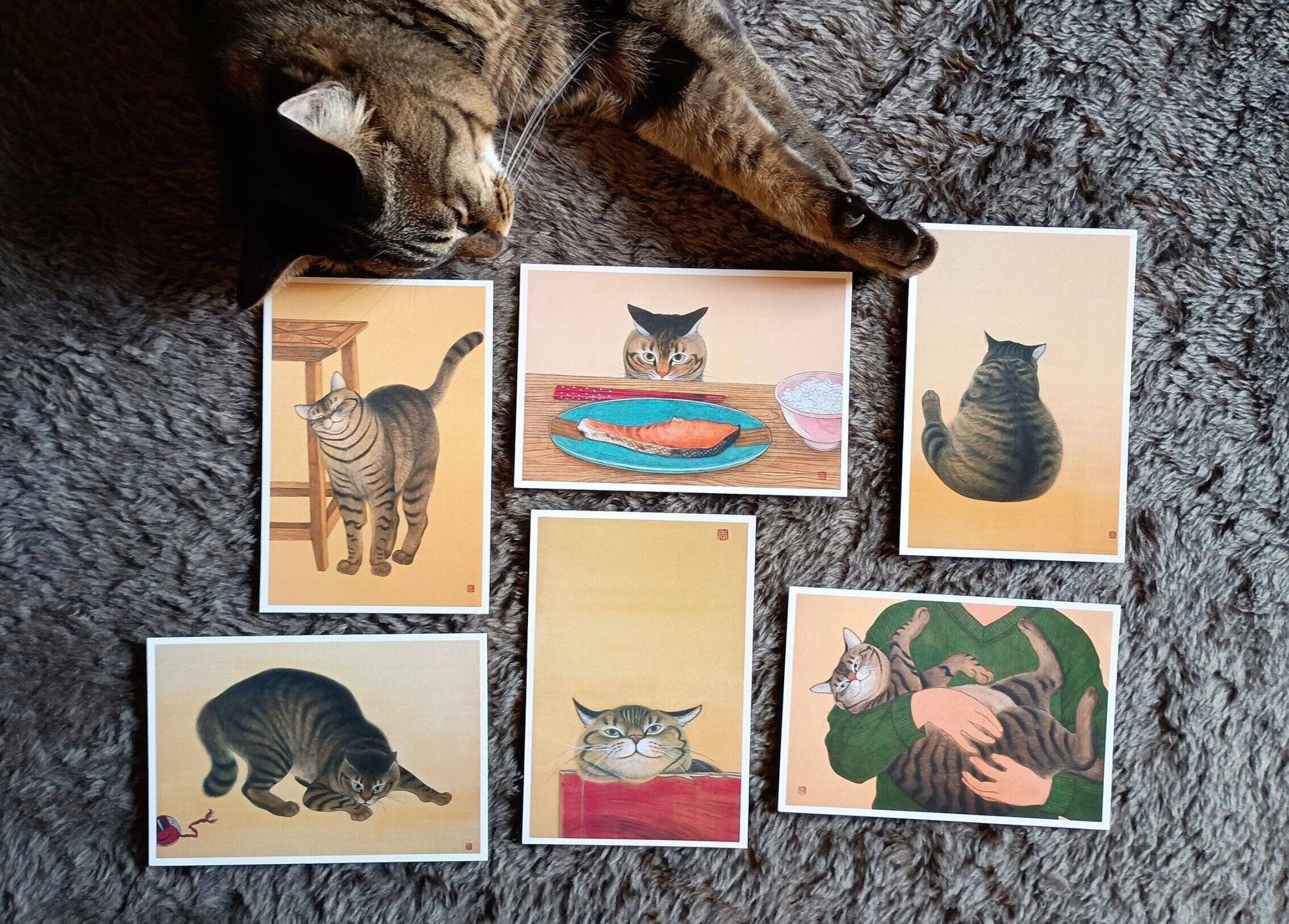 コイモちゃんをモデルに作成したポストカード