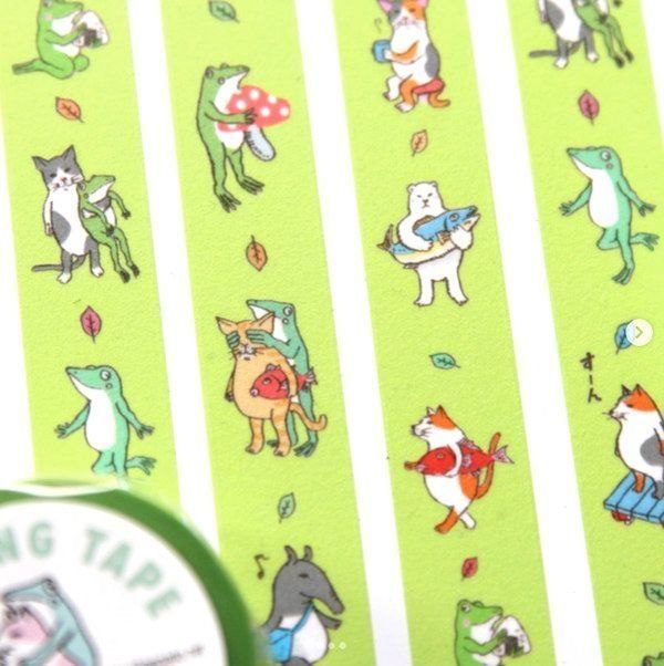 『河童堂』の猫とカエルの雑貨