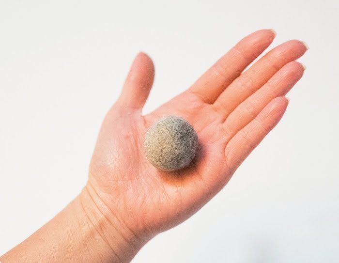 猫毛ボール作り方、完成