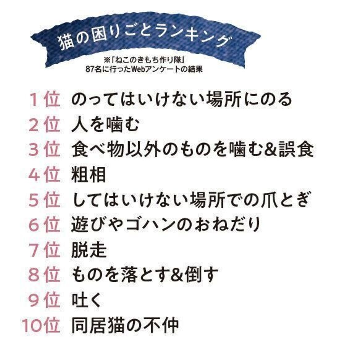 猫の困った行動ランキングtop5 解決方法教えます ねこのきもちweb Magazine 猫の困った行動ランキングtop5 解決方法教えます ねこのきもちweb Magazine