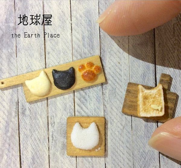 猫のミニチュア作品