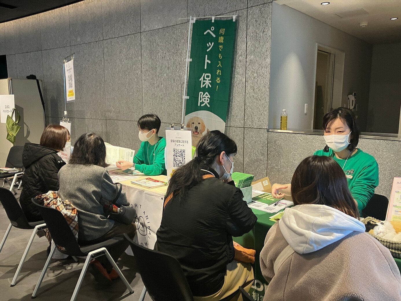 「ねこのきもち健保なんでも相談会」では、愛猫の状況に合わせてゆっくりペット保険の相談ができます。