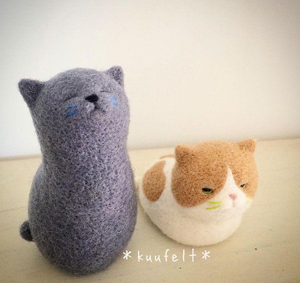 羊毛フェルトニャンコ