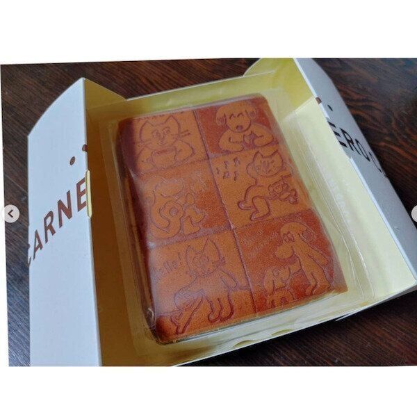 「デ カルネロ カステ」の猫カステラ